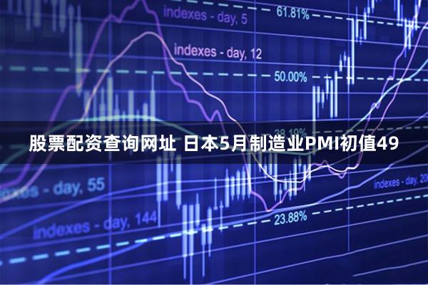 股票配资查询网址 日本5月制造业PMI初值49